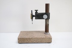 Starrett Granite Surface Plate Indicator Stand 8×12″ w Brown Sharpe Dial Gage #9