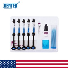 Dental Light Cure Composite Resin Etching Adhesive Kit/ LED Curing Light Lamp US