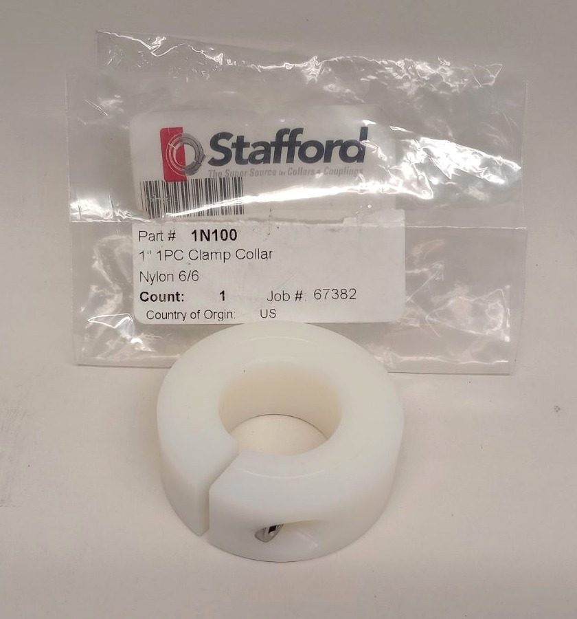 Stafford 1N100 Nylon Clamp Collar 1″ In Nylon 6/6 Split 1 PC