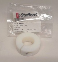 Stafford 1N100 Nylon Clamp Collar 1″ In Nylon 6/6 Split 1 PC