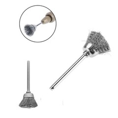 10pcs Grinding Polishing Wheel Head Wire Brush Steel Kit for Electric Drill 15mm