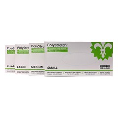 Kingseal 2000 Count Polystretch Tpe Poly Hybrid Disposable Gloves Powder-Free