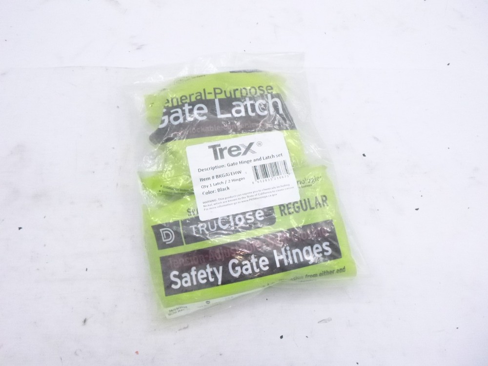 Trex Gate Hinge and Latch Set Hardware Pack BKGATEHW Black