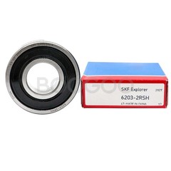 10PACK SKF 6203-2RSH 6203-2RS Double Rubber Seal Bearings 17X40X12MM