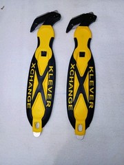 Lot Of 2 Used Klever Xchange Box Cutter Opener Carton Cutter