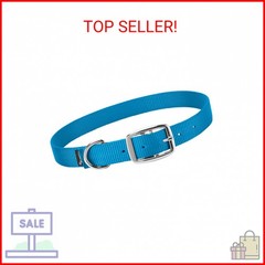 Weaver Leather Livestock Goat Collar, Hurricane Blue, Small