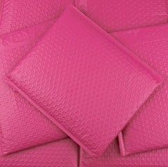 1000 pcs Pink Poly Bubble Padded Envelopes Self-Sealing Mailers 6X10 (Inner 6×9)