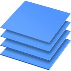 OLCANA 4 Pieces Silicone Thermal Pads 100 x100mm 0.5mm 1mm 1.5mm 2mm Highly…