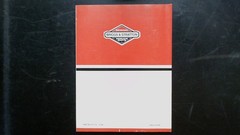 Briggs & Stratton Twin Cylinder Repair Instructions Manual 271172 1988