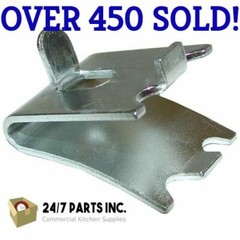 Pack Of 12 Zinc Plated Commercial Refrigerator or Freezer Shelf Support Clip