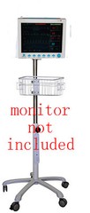 Rolling Roll stand for contec cms 8000 cms8000 patient monitor (small wheel)