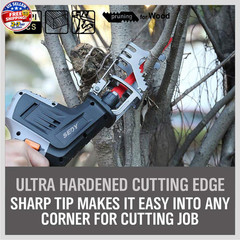 12-Inch Wood Pruning Reciprocating Saw Blades, 5TPI Saw Blades for Tree Trimming