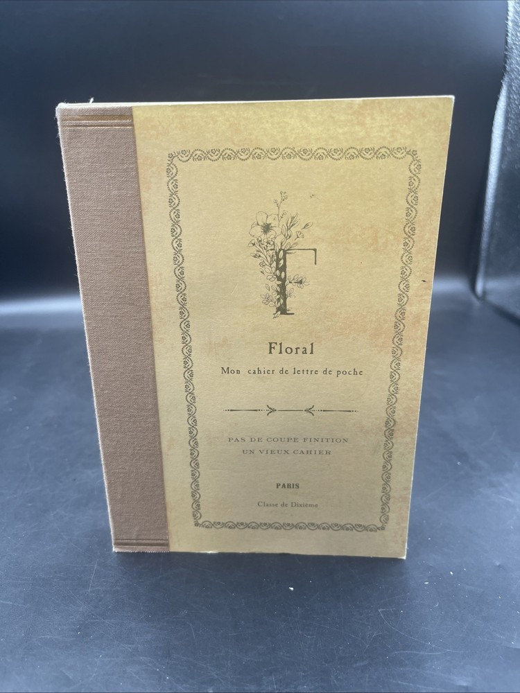 Time Concept Rough B6 Floral Notebook – 5″ x 7″, 144 Sheets – Old Book Vintag…
