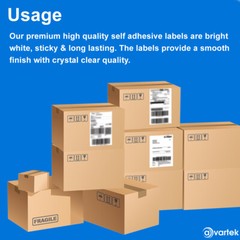 CONTINUOUS THERMAL LABELS FITS BROTHER DK22205 DK-22205 P TOUCH PRINTERS – 62mm