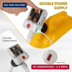Automatic Fuel Transfer Pump with Auto-Stop, 3.8 Gallon per Min, 51” Extra Long