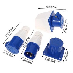 16A/32A 3Pin Industrial Cable Plug Socket Waterproof Electrical Wire Connector