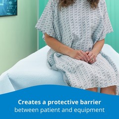 TIDI 357 Avalon Single-Use Medical Equipment Drape, Blue, 40″ x 72″, Blue