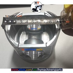 1KIT (PISTON (WITH ALFIN) + 1PISTON RING SET + 1CYLINDER LINER) : KUBOTA/V3800