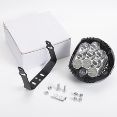 2PCS 5″ inch Round LED Work Lights Bar Amber DRL Pods Fog Lamp Offroad Driving