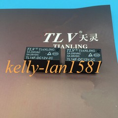 10Pcs New TLV Tianling Relay TL14F-DC12V-2C 8 Feet 5A250VAC HK14FD