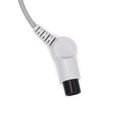 【Hot】5-Lead EKG/ECG Cable Snap WireTPU Welch Allyn fit propaq 100/200/CS 3M 6pin