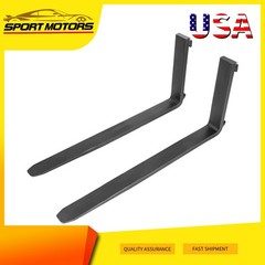 2-Piece 42″ Pallet Fork Blades for Forklifts and Skid Steers 2500 LBS Load Heavy