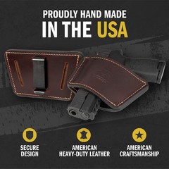 Dual Threat IWB/OWB Universal Belt Slide Holster | Made in USA | Ambidextrous…