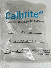 CALBRITE STAINLESS S607VGCVRS Single Gang GFCI Receptacle Cover, Plate, & Gasket