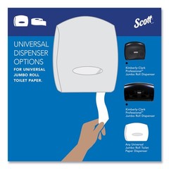 Scott 03148 3.55 in. x 1000 ft. 2-Ply Jumbo Roll Tissue – WT (4 Rolls/CT) New