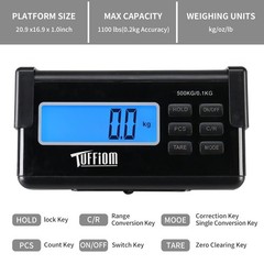 1100lbs Digital Livestock Scale Large Pet Dog Sheep Goat Scale for Sheep Dog Cat