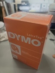 Lot of 6 DYMO LetraTag Fabric Iron-On Labels, 1/2″ x 6 1/2 ft, White New!