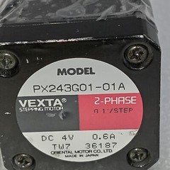 K&S 11360 Rev 2 Vexta 2-Phase Stepping Motor 01 Deg/Step (PX243G01-01A)