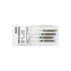 Mani PC35 Paste Carriers Stainless Steel Size #35 25mm .02 Taper 4/Pk