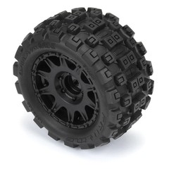 Pro-Line Racing Badlands Mx 1.85 All-Terrain Truck Tires 4 Mounted On Raid
