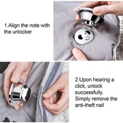Magnet Remover for Security Tags, Multifunctional For Anti-Theft Tags NEW..