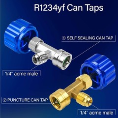 R1234yf Can Tap, R1234yf Self-Sealing and Puncture Style Refrigerant Can Tap for
