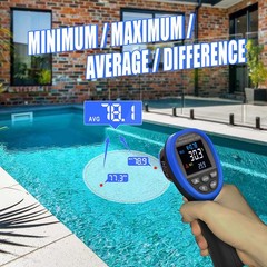 BT-1800C Pyrometer -58°F ~3272°F (-50~1800℃) IR Temp , D:S 50:1 High Temperat…
