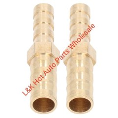 2Pcs Hose Barb Reducing Connector Fitting Splicer (8mm(5/16in) To 6mm(1/4in))