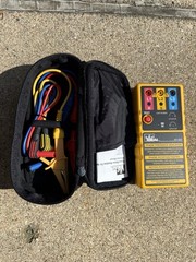 Ideal 61-521 Phase/Motor Rotation Tester with Leads, Case, and Manual, Open Box