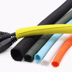 Braided Split Cable Wire Sleeve Self-WRAP Wire Harnessing Sheathing 5mm – 50mm