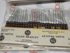 Allen Bradley 1 Watt 25 Piece Resistor Packs Various Values Most 5%
