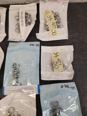 Molar Bands. Dental, Stainless, Various Sizes 300+ Count (Z14)