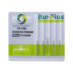 WAVE Dental Carbide Burs FG 169L Bur Long Taper Fissure Plain Cut High Speed