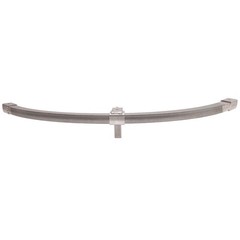 Floor Mount Curved Track 90 Degree Bend, 24″ Radius, 175lb Max Load Rating
