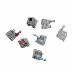 5 kits Dental Orthodontics Metal Brackets MBT 022 Brace 3 4 5 hooks CE Bomaoer