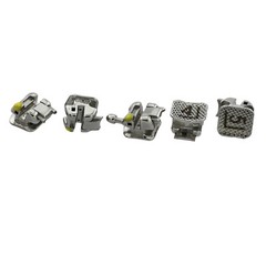 Self Ligating Damon Q Brackets Ceramic Metal Orthodontic Braces Roth MBT 022 345