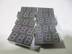 Qty (10) 3 Digit, 7 Segment, LED Displays, 7mm Leads