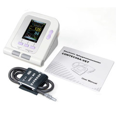 CONTEC08A Veterinary Digital Blood Pressure Monitor with a blood oxygen probe An