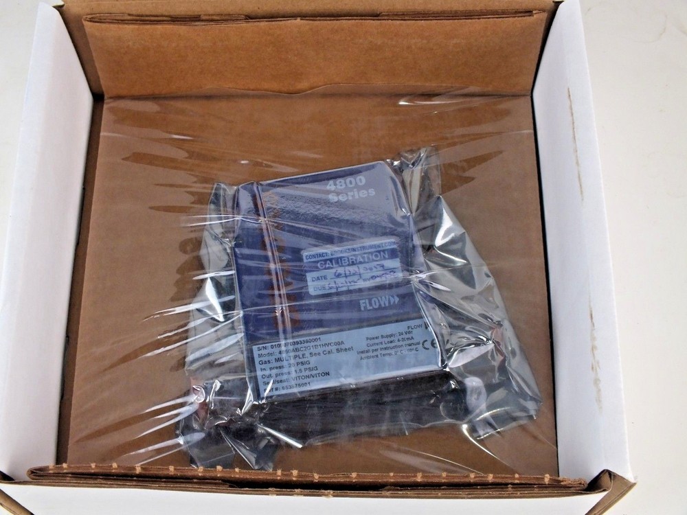 New Brooks Instruments 4850ABC2G1B1HVG00A Mass Flow Controller 4800 Series
