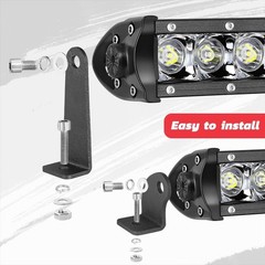 Mounting Bracket, 4PCS Universal Side Mounted Brackets Kit for Singl Size: 3MM